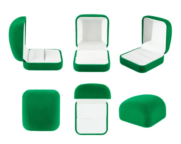 Zelené sametové boxy — Stock fotografie