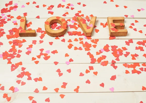 Word Love composition — Stock Photo, Image