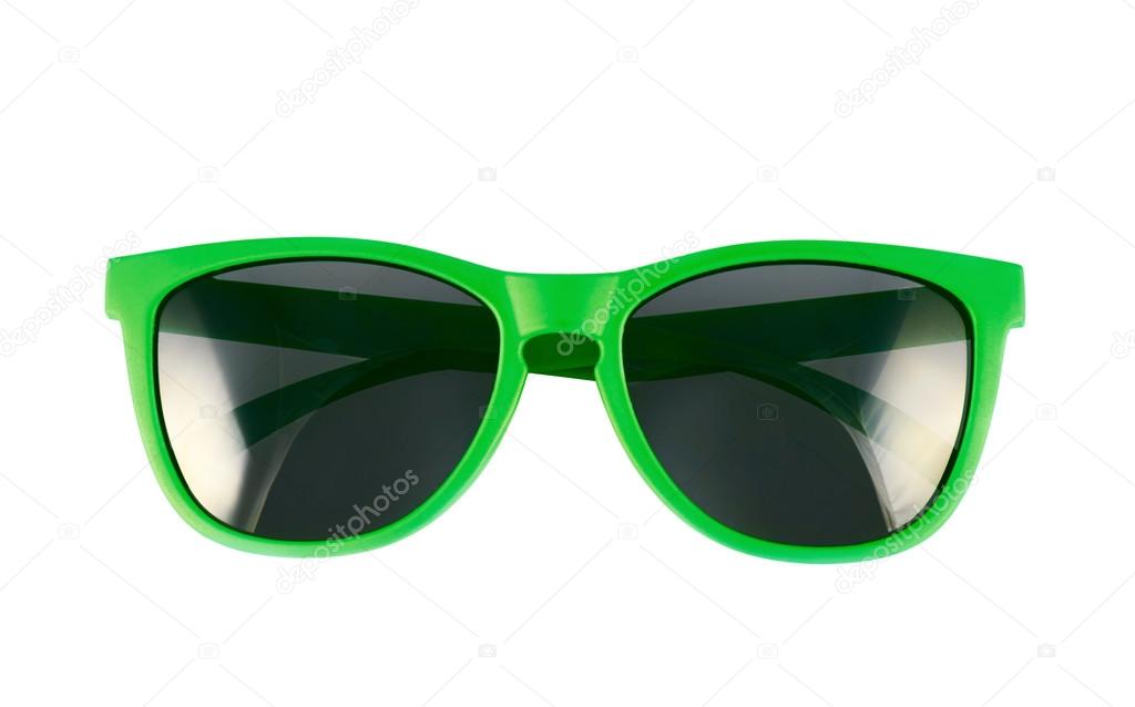 Green sun glasses