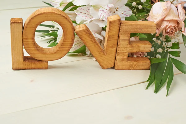 Word Love composition — Stock Photo, Image