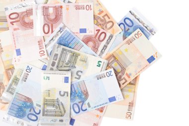 Birden fazla banknot euro faturaları