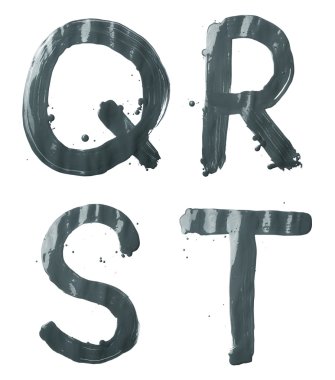 Karakter kümesi Q, R, S, T harfi