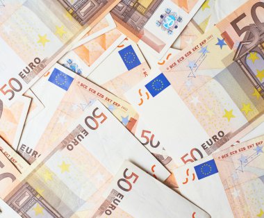 Multuple 50 euro banka notları