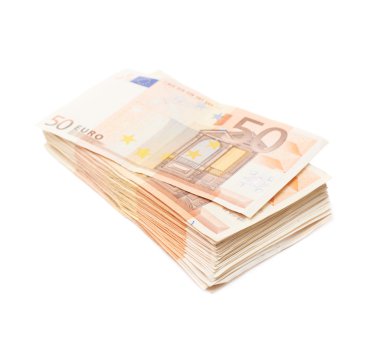 50 euro banknot yığın yığını