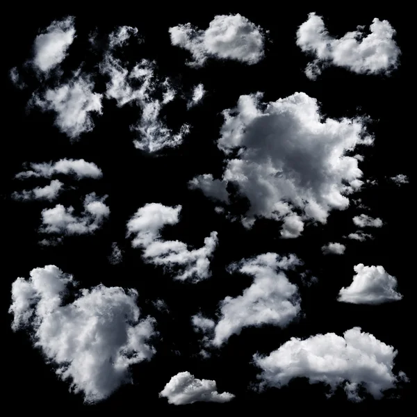 Set of multiple clouds — Stock Photo, Image