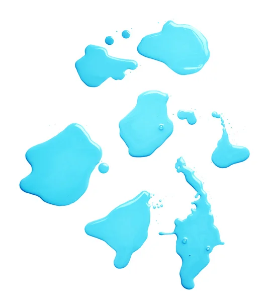 The puddle of a paint spill — Stock Photo, Image