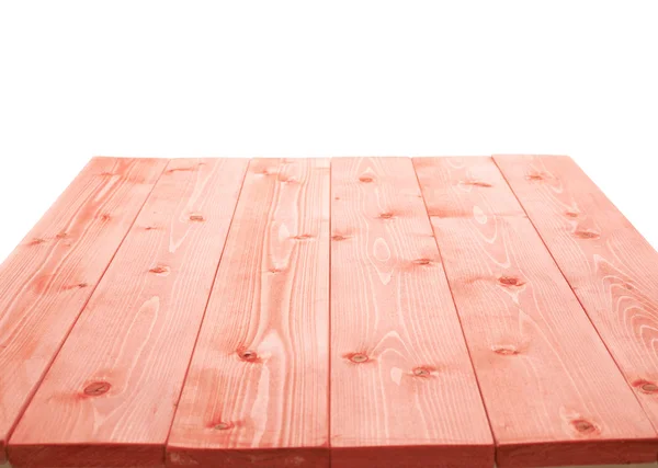 红漆涂层的木板 — 图库照片
