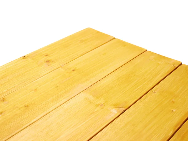 Gelbe Farbe beschichtete Holzplatten — Stockfoto