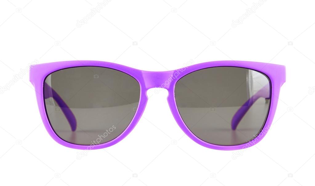 Violet sun glasses