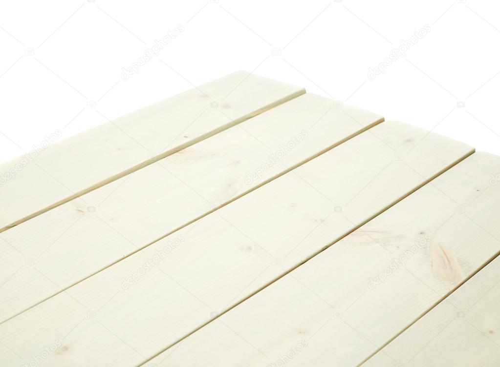 White paint coated wooden boards