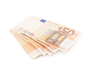 50 euro banknot yığın yığını
