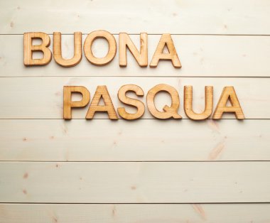 Mutlu Paskalya İtalyanca olarak buona Pasqua