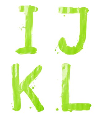 Ben, J, K, L karakter kümesi mektubu