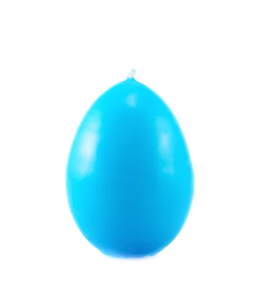 Egg shaped wax candle — Stock Photo, Image