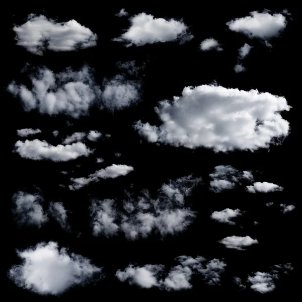 Set of multiple clouds — Stock Photo, Image