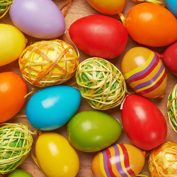 Multiple Easter eggs composition — Stock Photo, Image