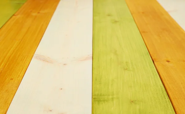 Paint coated wooden boards — Stock Photo, Image