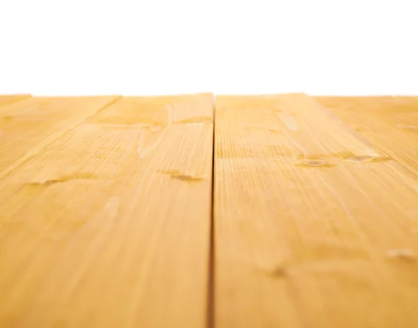 Yellow paint coated wooden boards — Stock Photo, Image