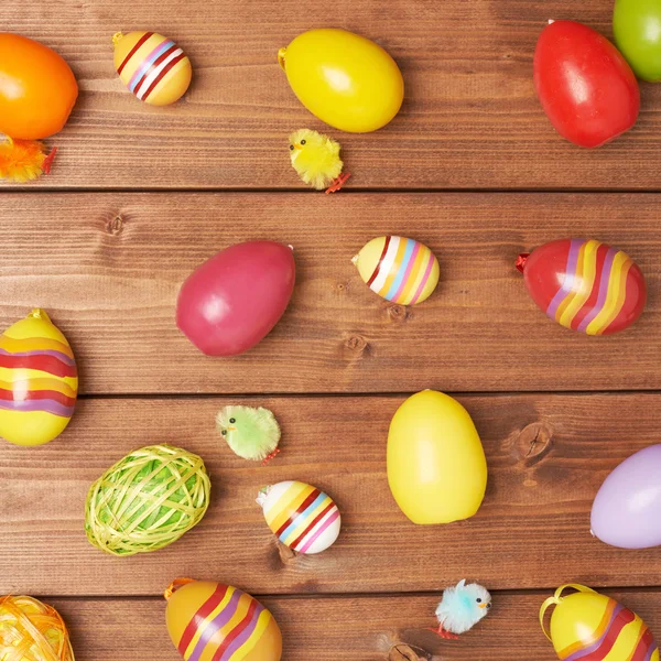 Multiple Easter egg decorations composition — Stock Photo, Image