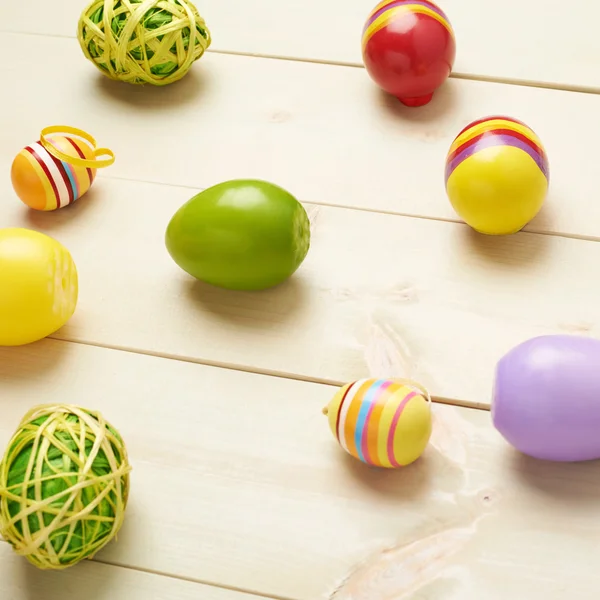 Multiple Easter egg decorations — Stock Photo, Image