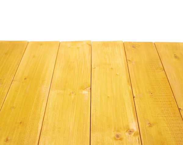 Gelbe Farbe beschichtete Holzplatten — Stockfoto