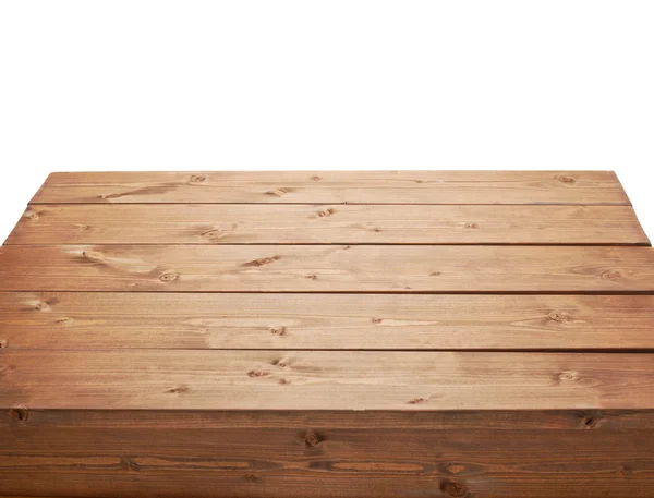 Fragmento de mesa marrón madera — Foto de Stock