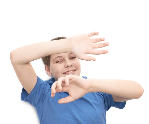 Lachender kleiner Junge — Stockfoto