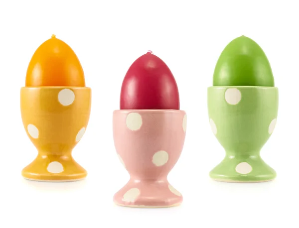 Eggs in a egg holder — Stock Photo, Image