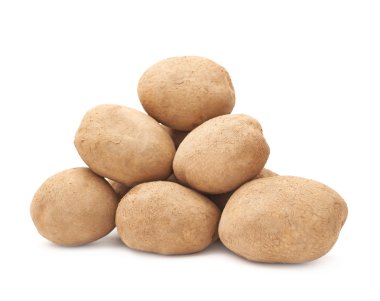 Birden çok kahverengi patates