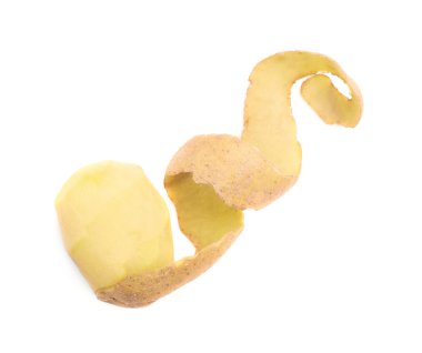 Yarısı soyulmuş patates