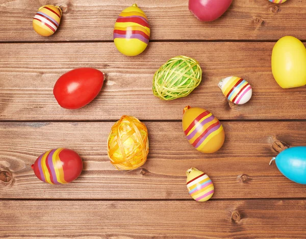 Meerdere Easter egg decoraties samenstelling — Stockfoto