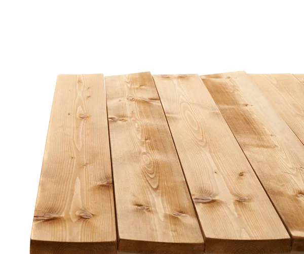 Brown verf bekleed houten planken — Stockfoto