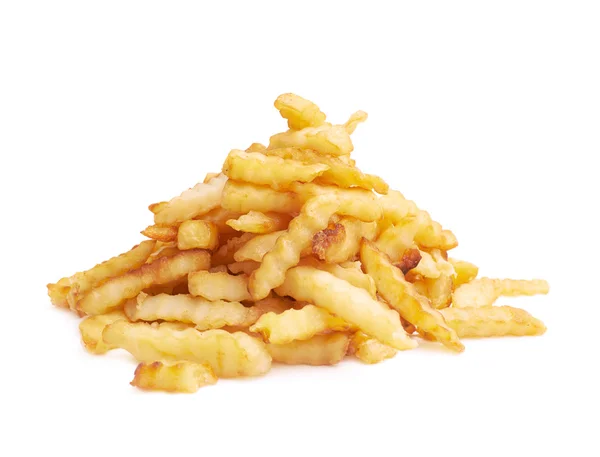 Haufen von mehreren welligen Pommes frites — Stockfoto
