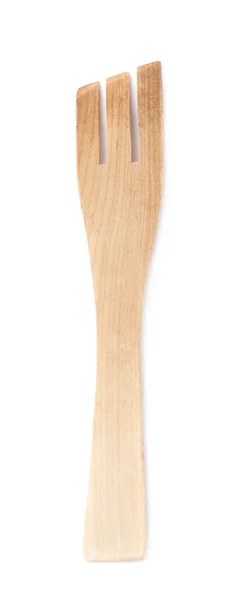 Espátula de tenedor de madera usada —  Fotos de Stock