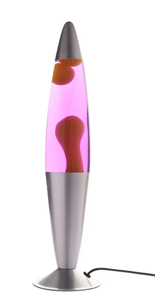 Pink magneta lava lamp — Stock Photo, Image