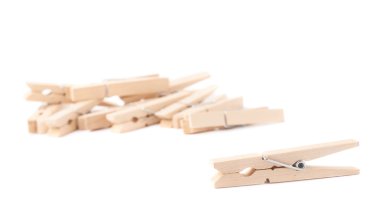 Ahşap clothespin kompozisyon