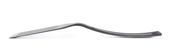 Used black plastic spatula — Stock Photo, Image
