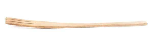 Используемая деревянная вилка — стоковое фото