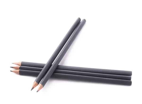 Kompozycja prosty szary ołówki — Zdjęcie stockowe