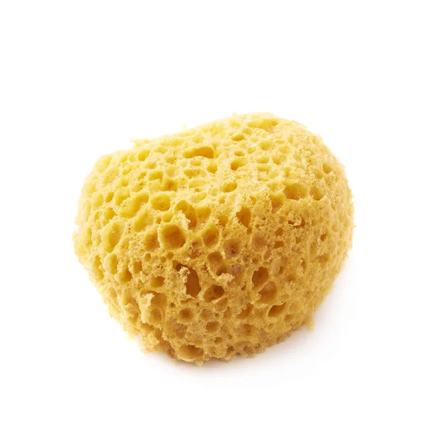 Yellow bathing sponge — Stock Photo, Image