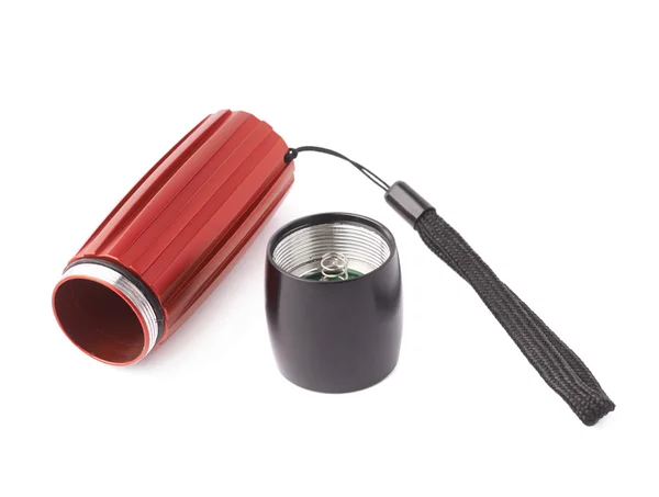 Red pocket flashlight — Stock Photo, Image