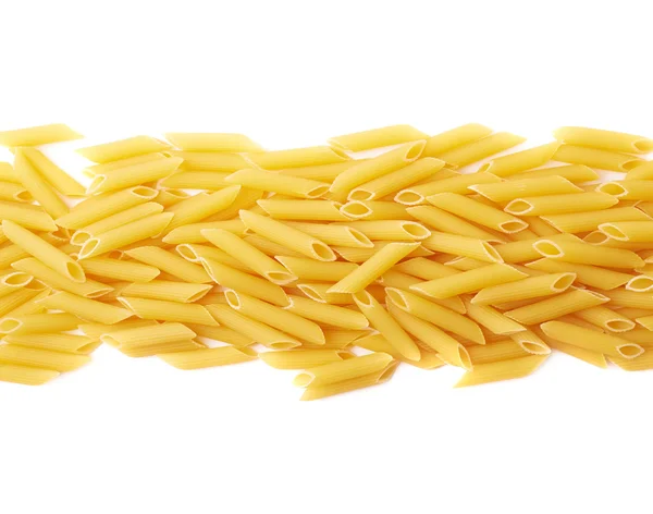 Pilha de massa seca penne — Fotografia de Stock