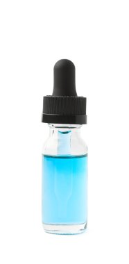 Bir pipet ile küçük şişe