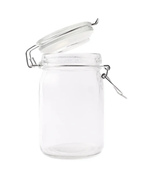 Empty glass jar — Stock Photo, Image