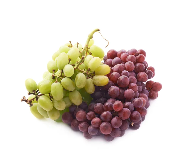 Branches of the dark and white grapes — Stock Photo, Image