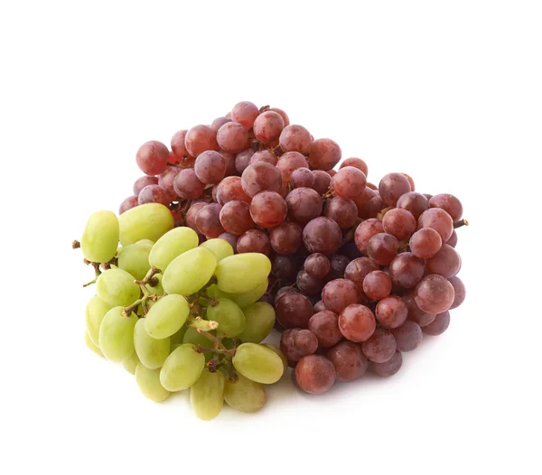 Branches of the dark and white grapes — Stock Photo, Image