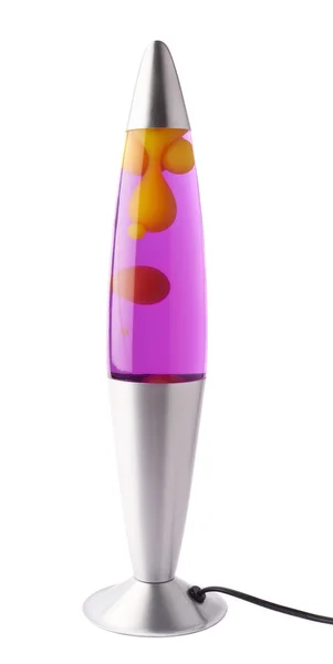 Pink magneta lava lamp — Stock Photo, Image