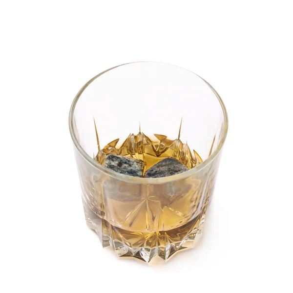 Glas tuimelaar gevuld met whisky — Stockfoto