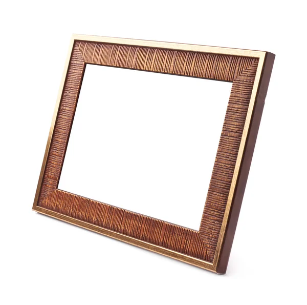 Houten afbeeldingsframe — Stockfoto