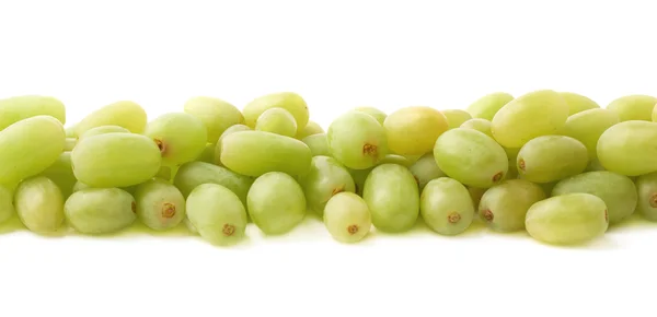Línea hecha de uvas blancas — Foto de Stock